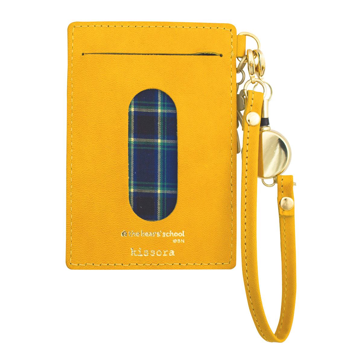 ジャッキー　リール付き　コイン&パスケース（レザー）