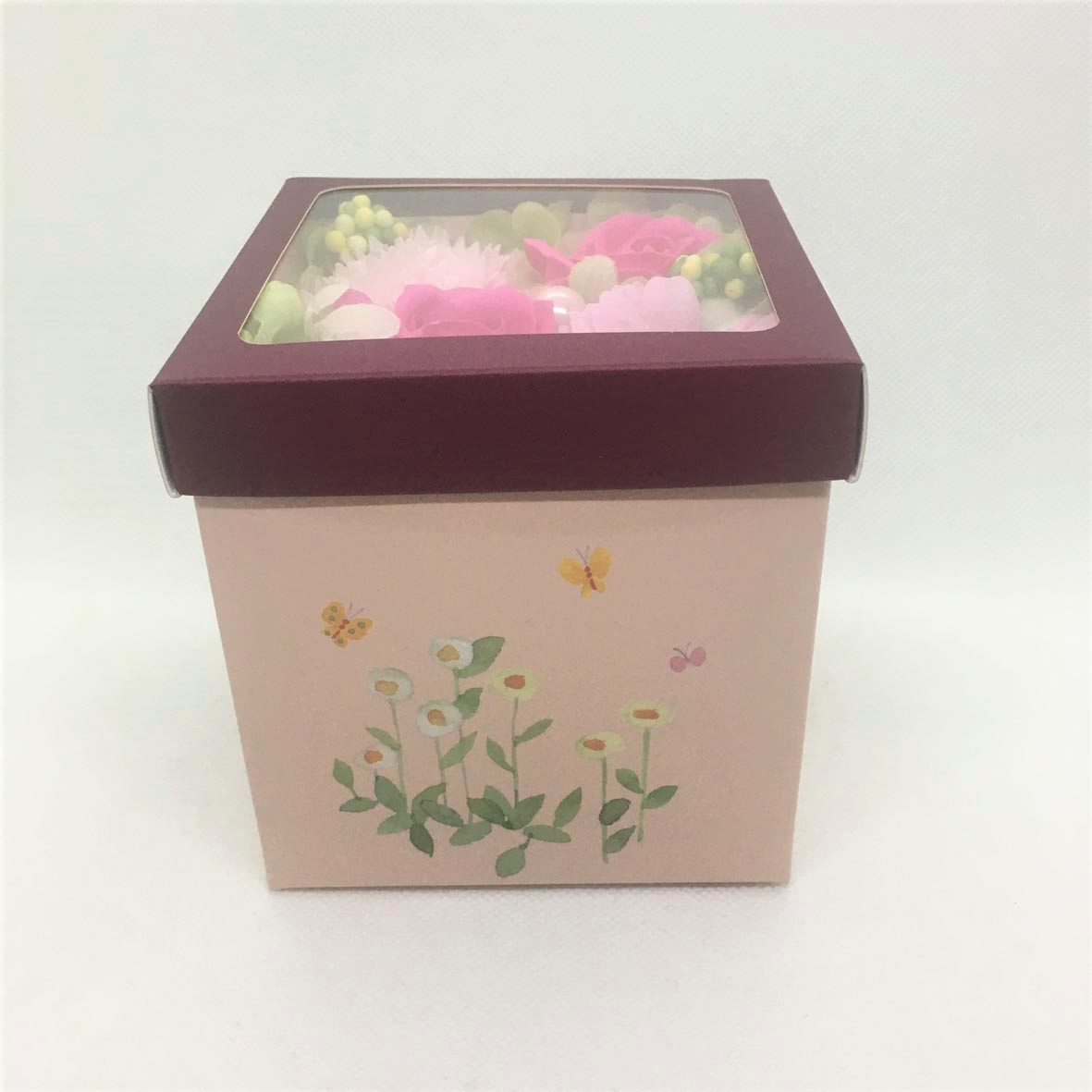 フラワーボックス　ピンク