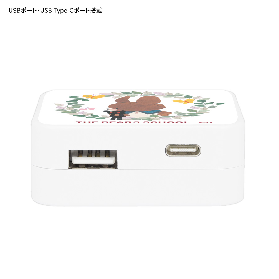 USB/USB Type-C ACアダプタ（リーフ）