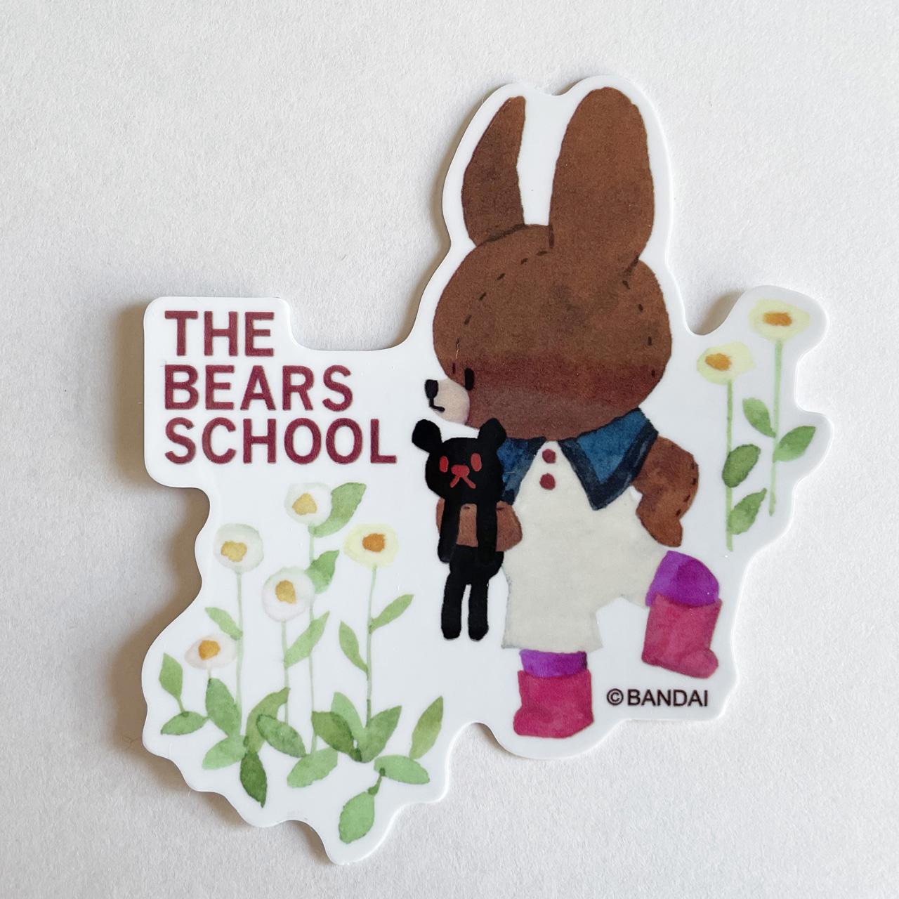 ダイカットビニールステッカー　ザ・ベアーズ・スクール （お花）