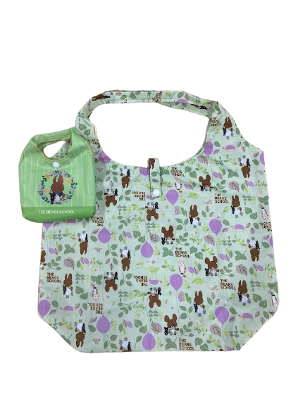 エコバッグ（グリーン・ピンク・パープル）