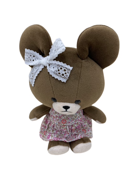 やわらかビーンドール　レースリボン