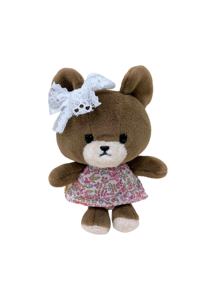 やわらかマスコット　レースリボン