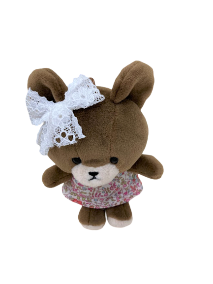 やわらかマスコット　レースリボン