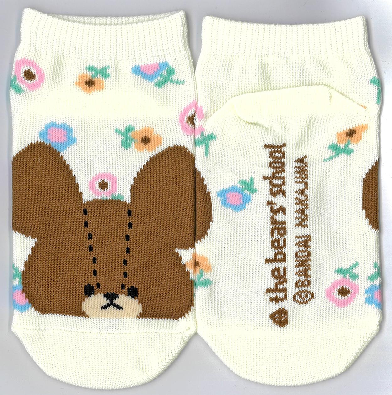 キッズソックス　花柄