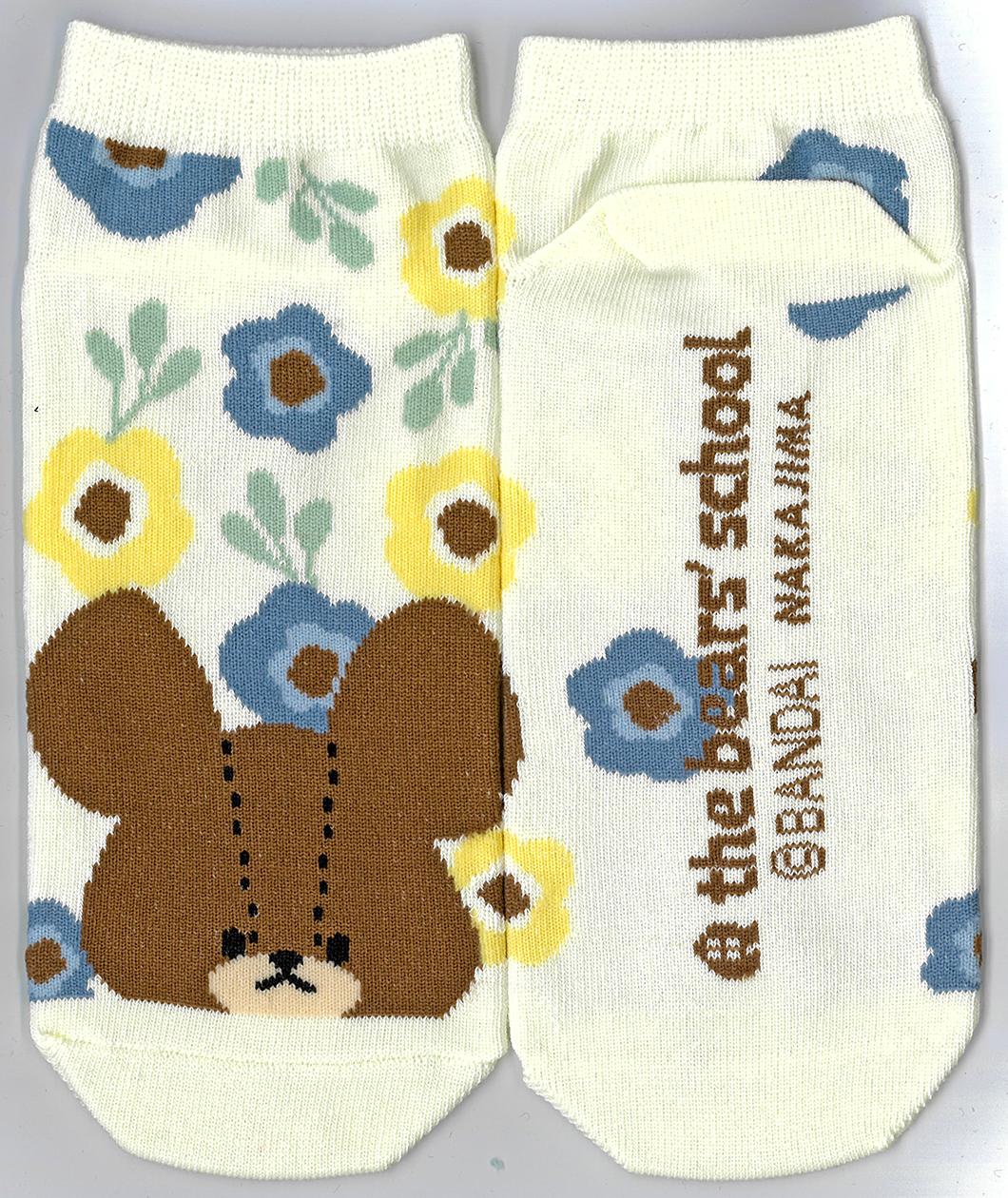 ソックス　花柄