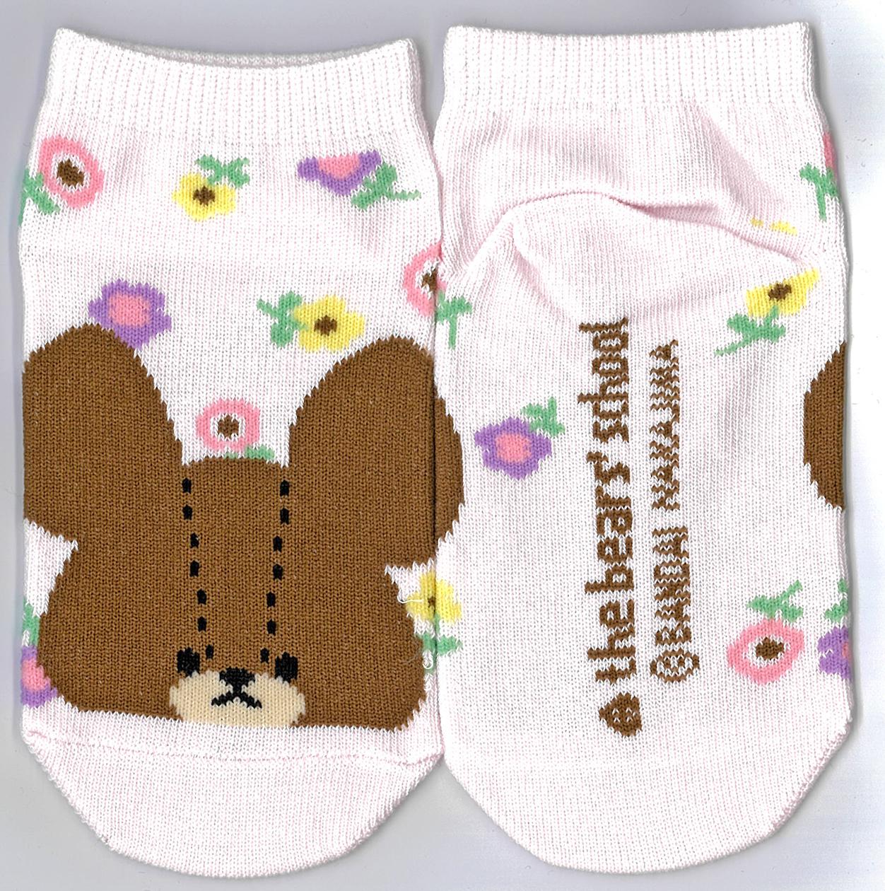 キッズソックス　花柄