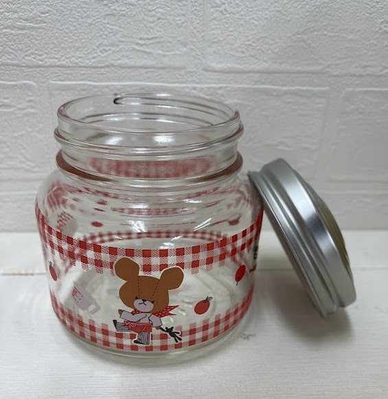 くまのがっこう　Coockin’Jackie　キャンディポット（ギンガム）