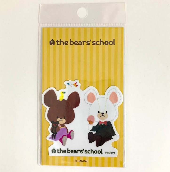 ダイカットステッカー【ジャッキー＆デイビッドはなかんむり】