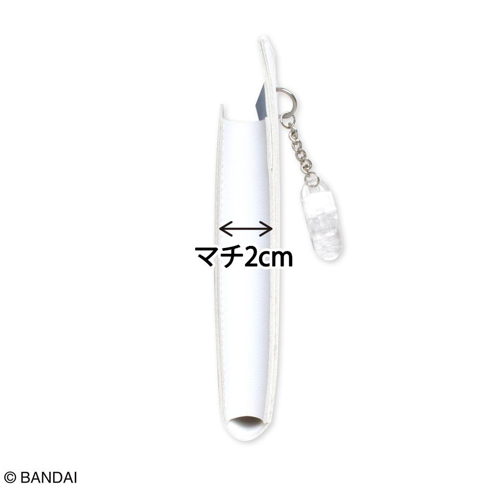 くまのがっこう胸ポケット用ペンケース　Flower Works　ブルー