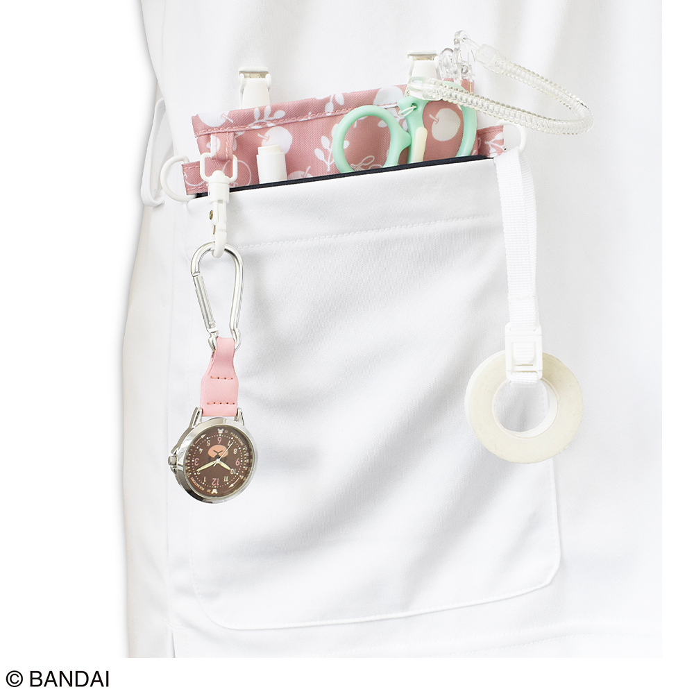 3WAYソフトペンポーチ　アップルガール　ベージュピンク