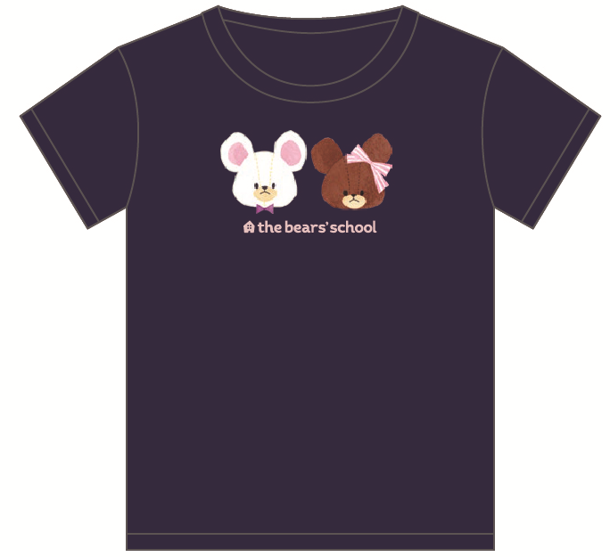 Tシャツ　カオ　WH／NV